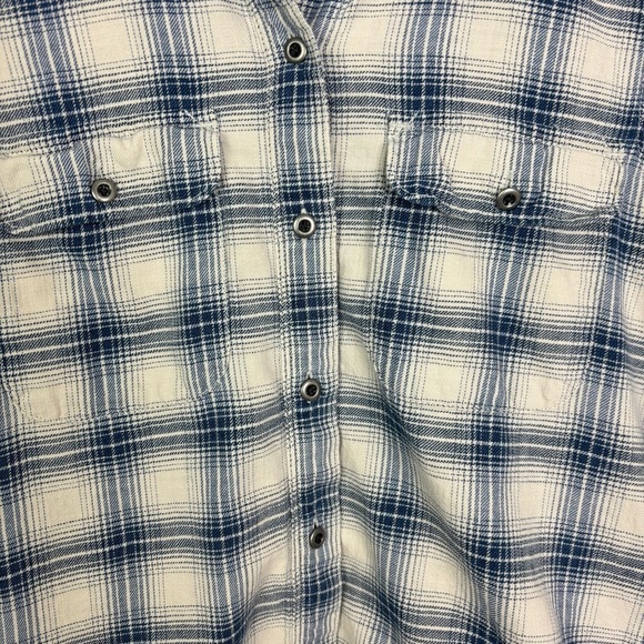 Madewell Flannel Button Down Shirt Size Small - Picture 5 of 7